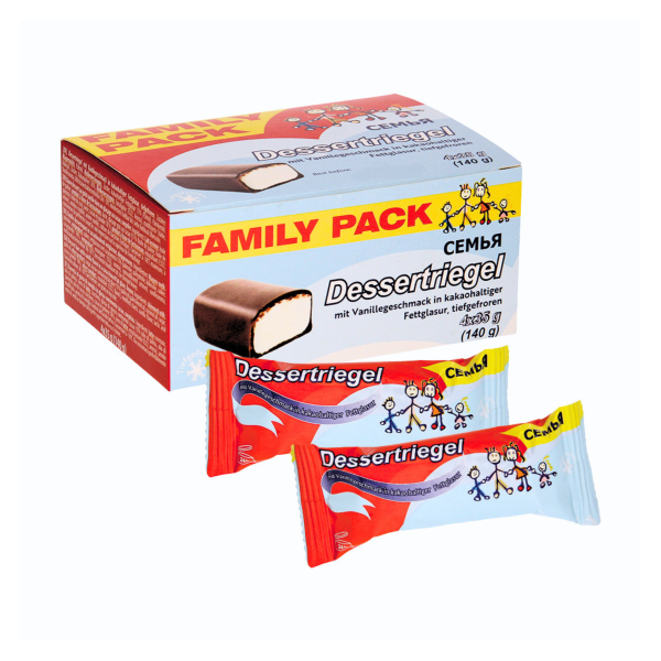 Barres de fromage goût vanille