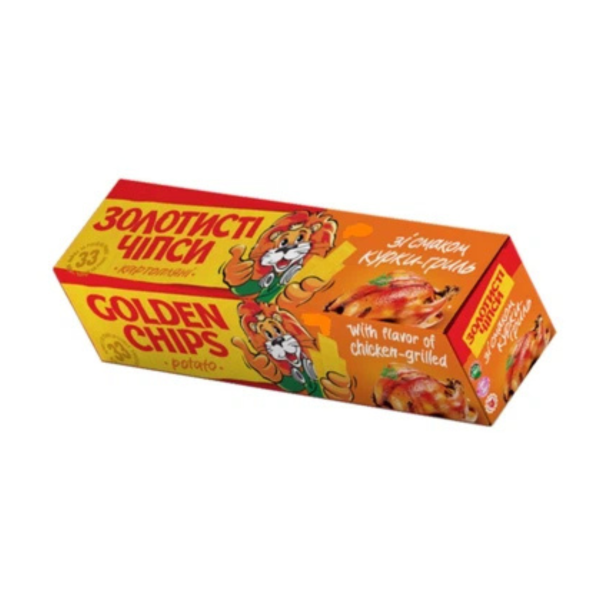 Chips empilées goût poulet (Golden Chips)