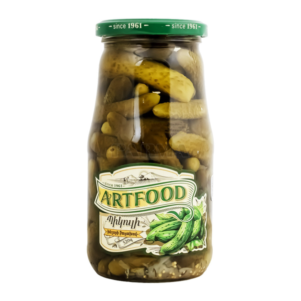Cornichons marinés avec vinaigre de pomme