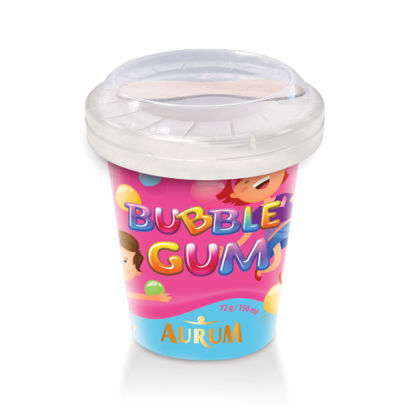 Pot de glace goût Bubble Gum