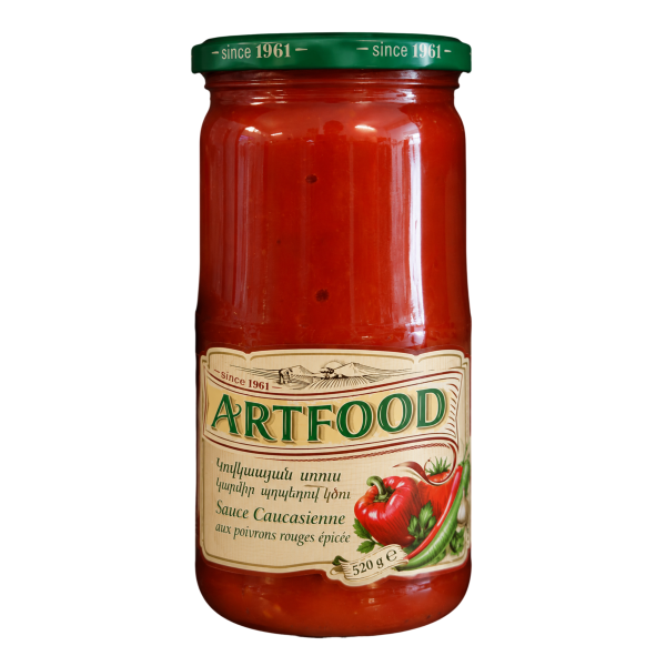 Sauce Caucasienne aux poivrons rouges épicées