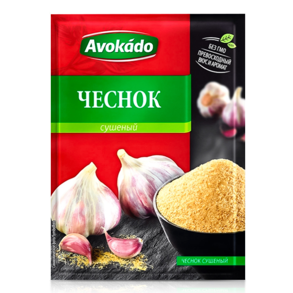 Ail moulu séché