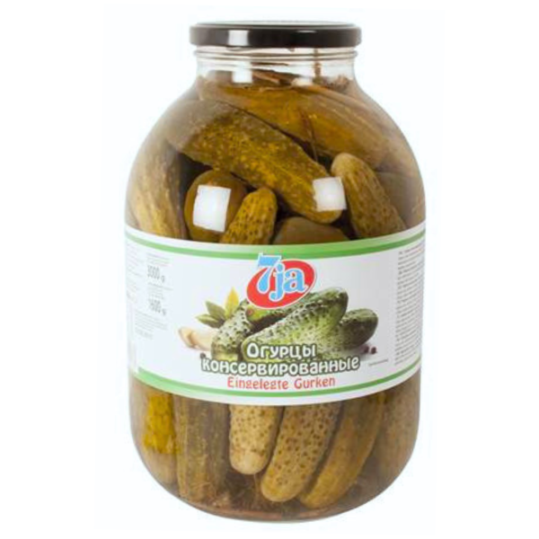 Concombres marinés et croustillants
