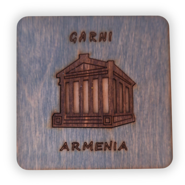 Dessous de verre en bois « Garni »