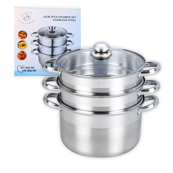 Ensemble cuit-vapeur en inox