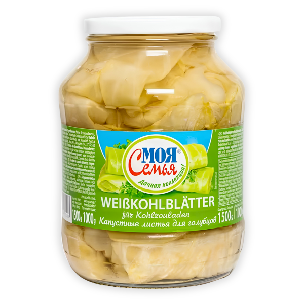 Feuilles de chou blanc en saumure