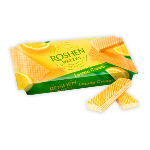 Gaufrettes croustillantes au citron
