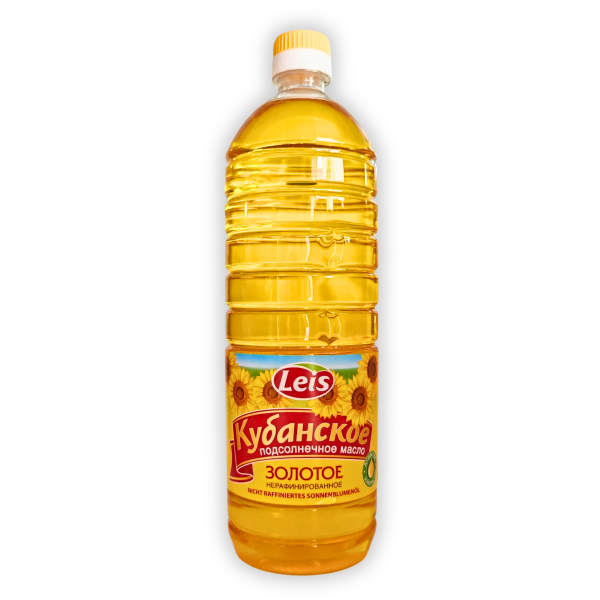 Huile de tournesol non raffinée