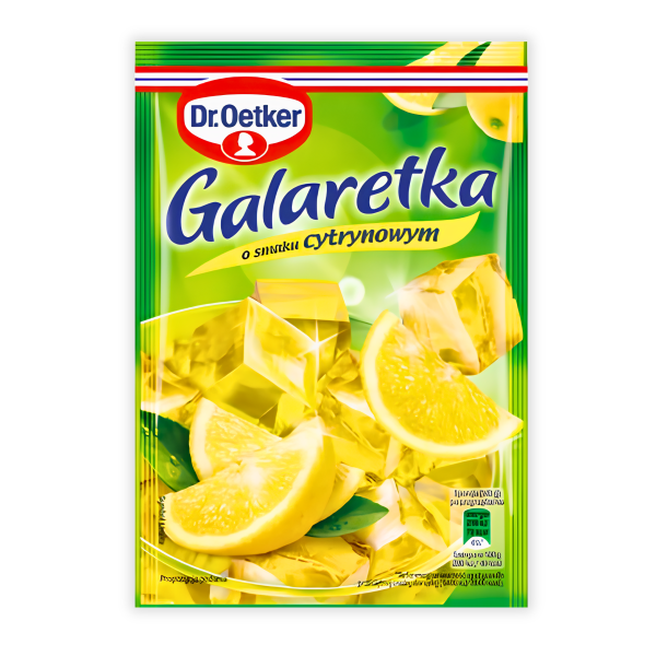 Poudre pour gelée goût citron