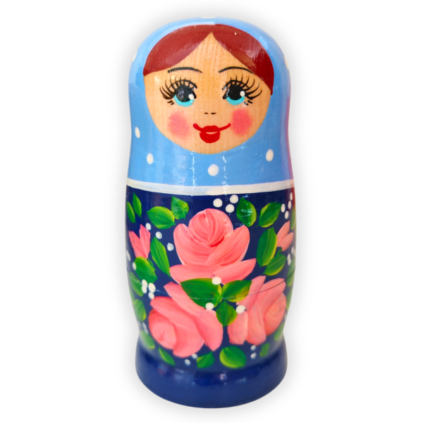 Poupée Russe Matriochka Bleue