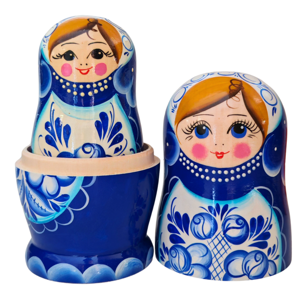 Poupée Russe Matriochka Bleue Gjel