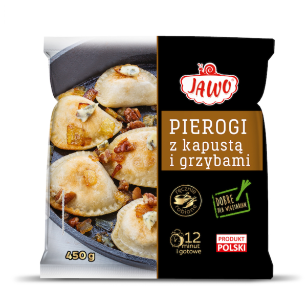 Raviolis pierogi au chou et aux champignons (Jawo)