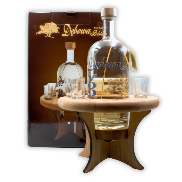 Vodka polonaise avec présentoir