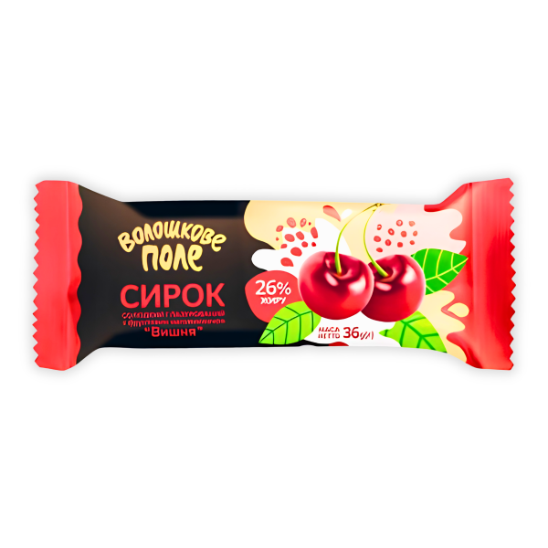 Barre de fromage blanc goût cerise