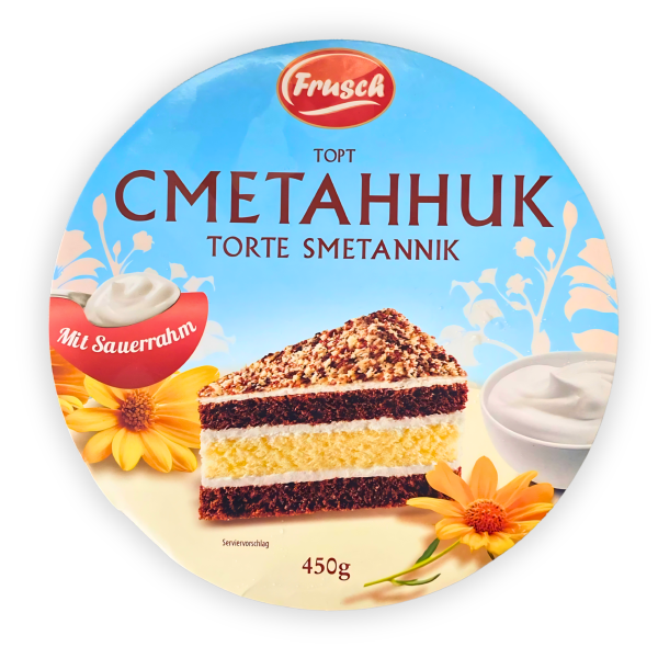 Gâteau à la crème aigre Smetannik